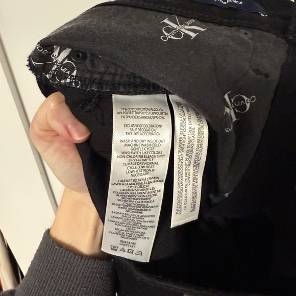 Calvin Klein High Rise Bootcut Jeans - Picture 8 of 8